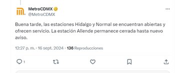 Abren estaciones de la Línea