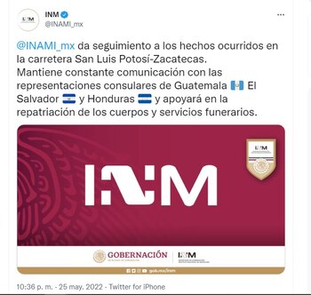 El INM actualizó la cifra