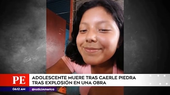 Adolescente murió al ser aplastada