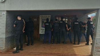 Cinco personas fueron detenidas durante los procedimientos realizados tras el crimen de Fernando Matías Rodríguez en San Vicente