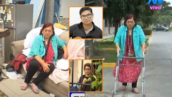 Una adulta mayor fue desalojada