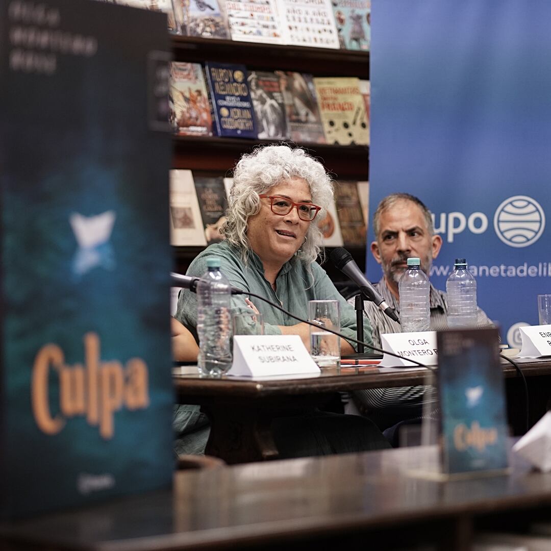 Olga explora la culpa desde su experiencia como psicoanalista, vinculándola con conceptos como Eros y Tánatos de Freud. (Facebook: Olga Montero Rose)