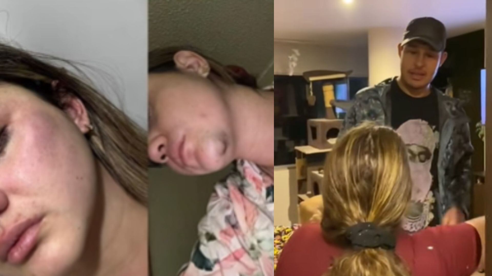 El sujeto no solo golpeó violentamente a su víctima, sino que humilló a su madre y también la golpeó - crédito TikTok