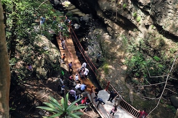 El sitio donde colapsó el