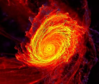 Un agujero negro supermasivo, o cuásar