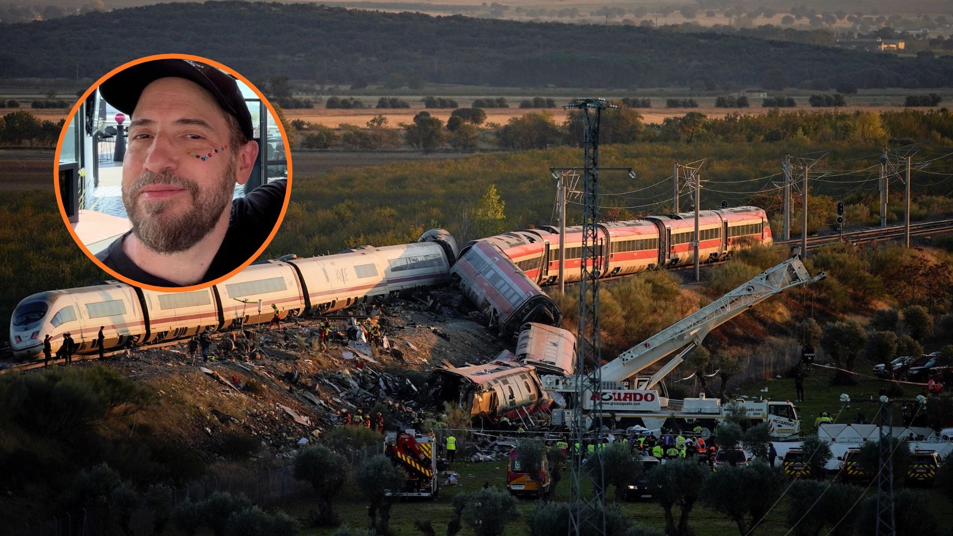 Buscan a un argentino desaparecido en el accidente de trenes de Toledo: se llama Agustín Randazzo