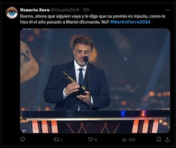 Santiago Sposato, el primer premiado