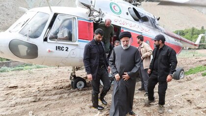 El helicóptero que transportaba al jefe de Estado de Irán sufrió un aterrizaje forzoso en la frontera con Azerbaiyán