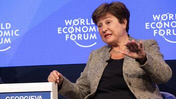 Javier Milei y Kristalina Georgieva