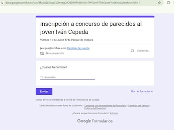 crédito captura de pantalla Google Forms