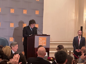 Javier Milei en The Economic Club