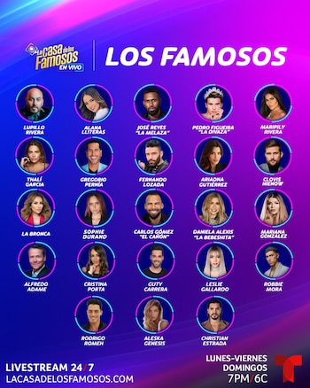 Estas son las 23 celebridades