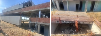 Las obras abandonadas de la Ciudad del Deporte y la Salud de Boadilla, 20 años después