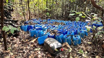 Durante la ofensiva en el