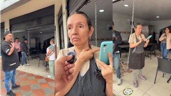 La arrendataria aseguró que la mujer encadenada le mandó quitar los servicios públicos - crédito Sin Control Noticias / Facebook