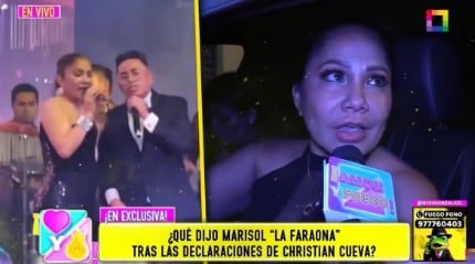 Marisol asegura que cargó con acusaciones injustas tras rumores con Christian Cueva. Captura: Amor y Fuego.