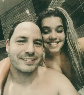 Juliana junto a Brendan, hacía