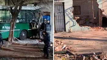 "Pensé que era una bomba": un colectivo chocó contra una casa y el chofer murió