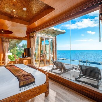 Una habitación del Panviman Resort