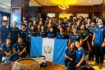 La delegación guatemalteca brilló en el Campeonato Centroamericano de Atletismo 2026, celebrado en Managua, Nicaragua, con importantes medallas tanto en categorías mayores como juveniles. (Foto cortesía Federación Deportiva Nacional)