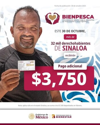 Pago del Bienestar adicional. Foto: