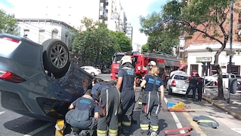 Las víctimas del choque en