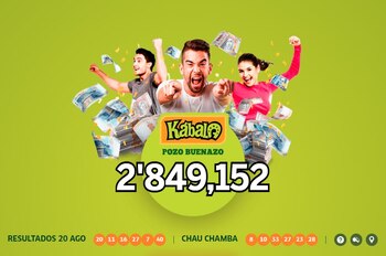 Kábala: video del último sorteo