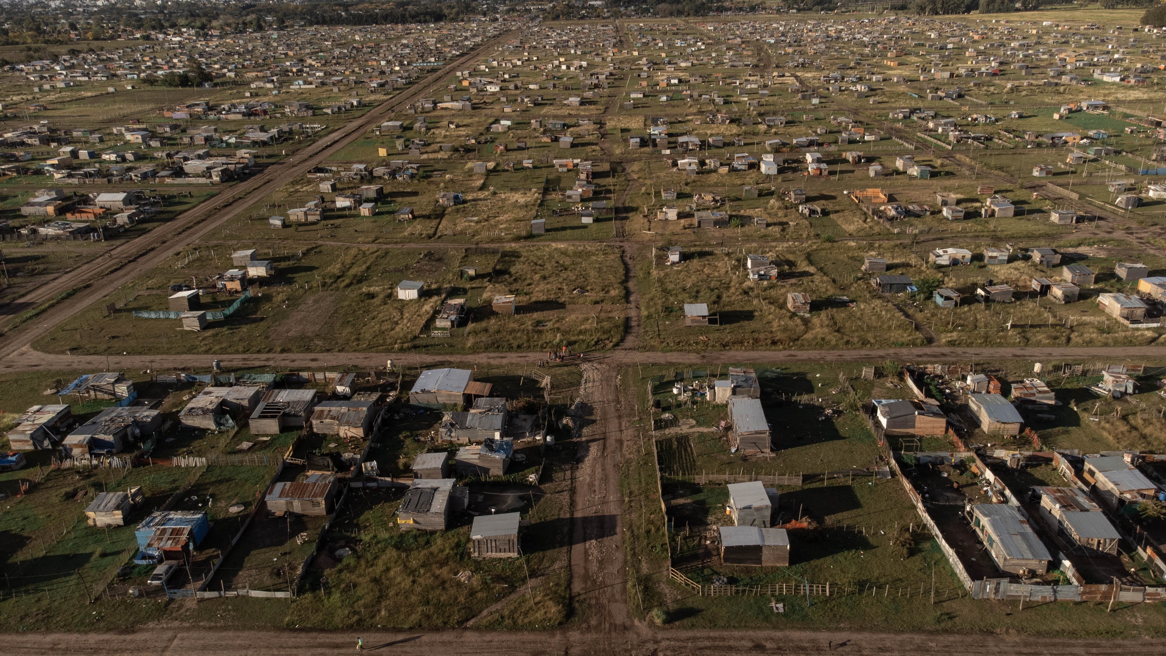 La zona tomada, donde se produjo el tiroteo (Foto: Franco Fafasuli)