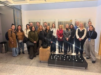 visita de los jueces al Museo del Holocausto