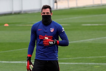 El portero del Atlético de