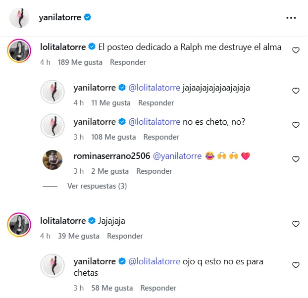 El divertido intercambio de mensajes entre Yanina y su hija Lola en Instagram reforzó el tono afectuoso y distendido de la familia Latorre en redes