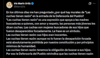Iris Marín - crédito @MarnIris/X