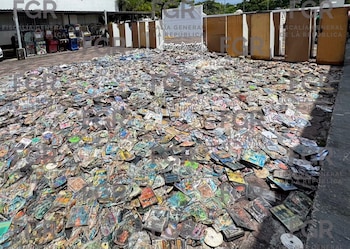 La FGR destruye en Veracruz casi cinco toneladas de drogas, piratería y arsenal bélico. FGR