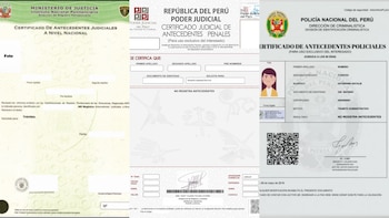 Certificados de antecedentes judiciales, penales y policiales en Perú. (Foto composición: Infobae Perú/Difusión)