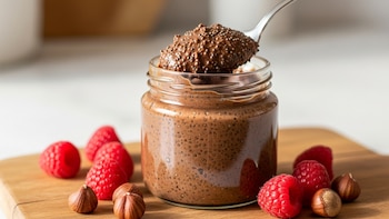 Crema de chocolate y chía: una receta saludable para untar en tus rebanadas o usar como ‘topping’