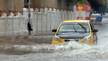 En medio de la grave