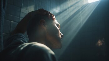 Corte de cabello extremo, autoafeitado, máquina de rapar, cambio estético, imagen nueva, tendencia masculina, look audaz. - (Imagen Ilustrativa Infobae)