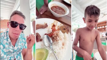 El corredor protagonizó un divertido