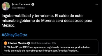 Lozano culpó a Morena de