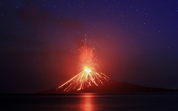 La erupción del Krakatoa alcanzó