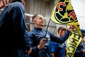 Aficionados y jugadores del América