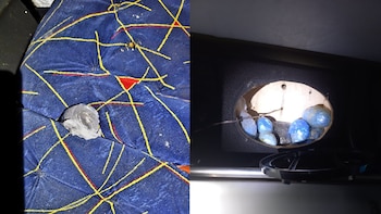 Incautaron marihuana, cocaína y pastillas de disomnilan en micros con hinchas de Olimpia en Salta