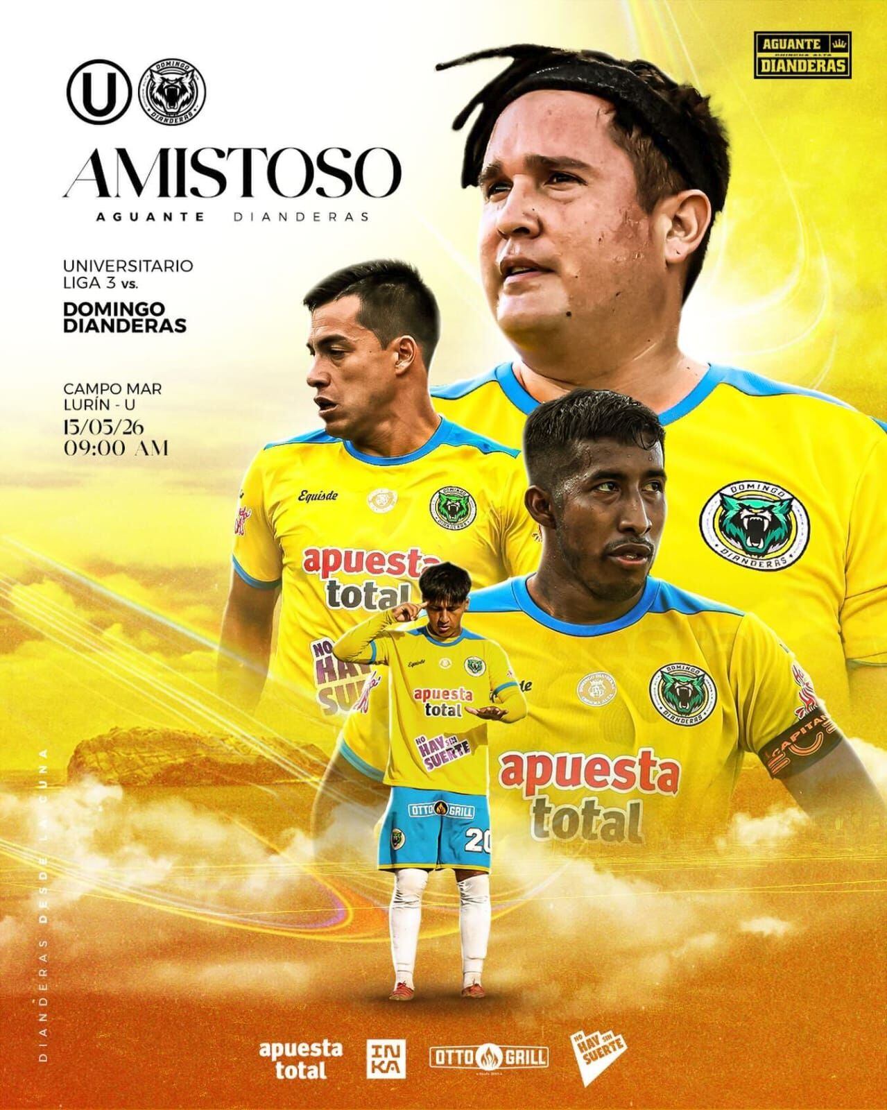 El campeón distrital de Chincha Alta disputará un amistoso ante Universitario de Deportes en Lima, buscando fortalecer su funcionamiento colectivo y ganar experiencia competitiva. (Domingo Dianderas FC)
