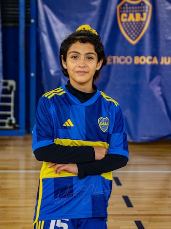 Luciana Barrios jugadora Sub 12 de Boca