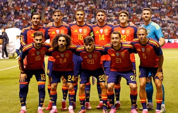 El once titular de la selección de España ante Perú en amistoso FIFA 2026. - créditos: Miguel Morenatti
