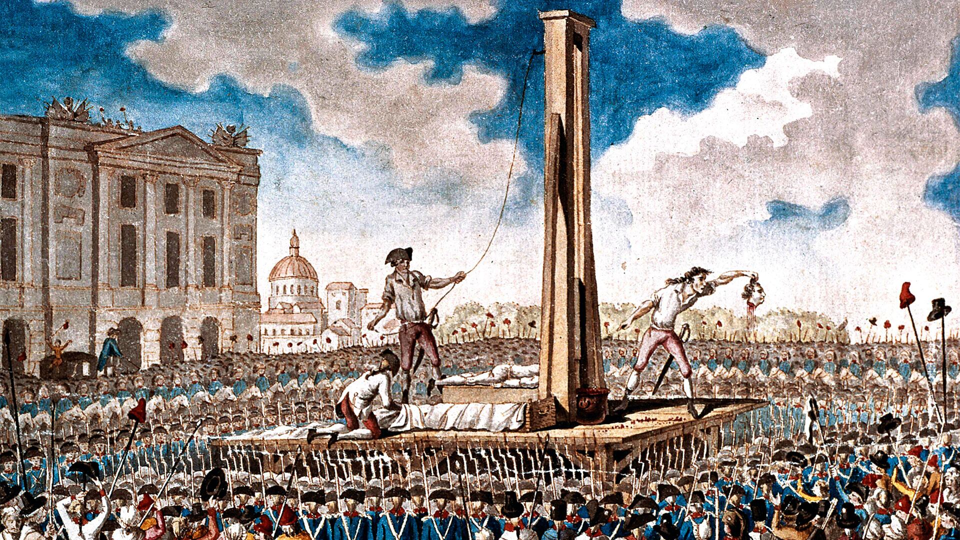 Actualmente la guillotina es un símbolo de la Revolución Frencesa (Photo by Fine Art Images/Heritage Images/Getty Images)