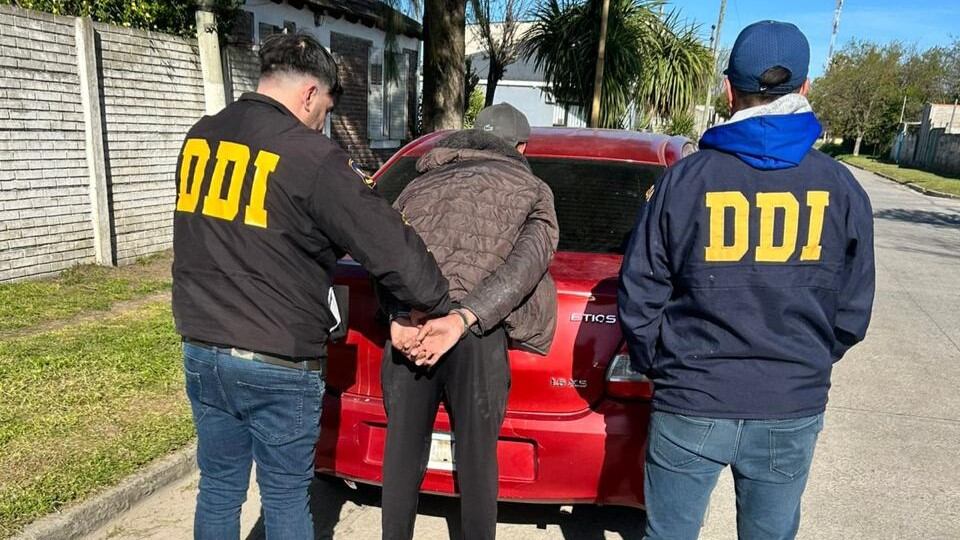 El momento de la detención