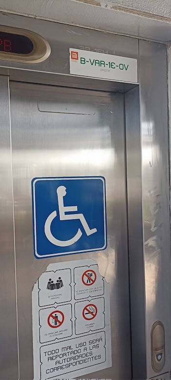 Los elevadores del Metro de