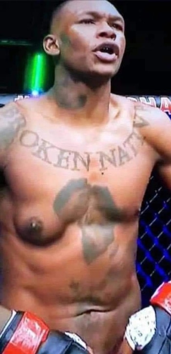 La imagen de Israel Adesanya