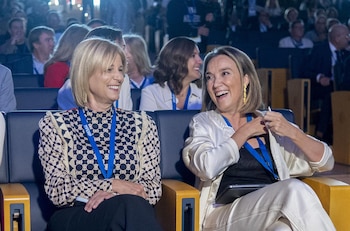 Cuca Gamarra con María José